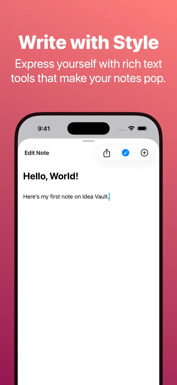 Idea Vault screenshot 2