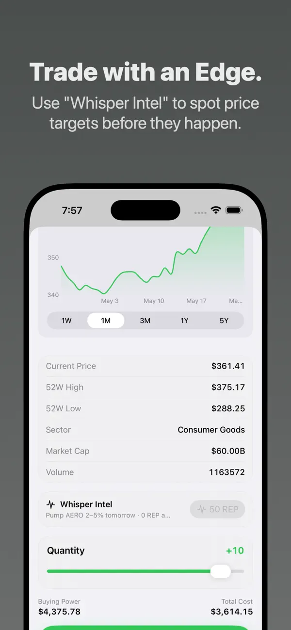 Stock Market Sim screenshot 5